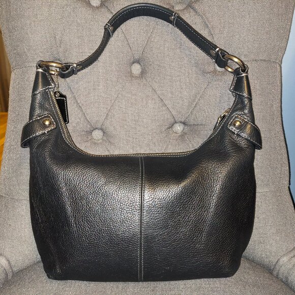 Coach Pebbled Leather Hobo Bag - Vintage - Style No. D1082-F14680 - Picture 3 of 13